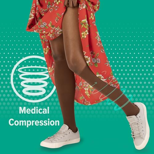 Juzo Soft 2001 Knee-High Compression Stockings 20-30 mmHg Open Toe Beige / 3 (III)