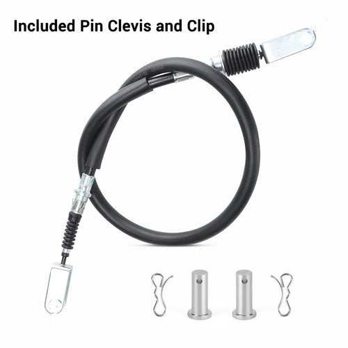 10L0L Golf Cart Brake Cable for Yamaha G29/Drive Gas 2007-2015 Model 43.7" with Pin Clevis Clip JW1-F6341-31-00