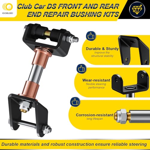 Club Car DS Golf Cart Front & Rear Bushing Repair Kit 1993+ OEM Replacement
