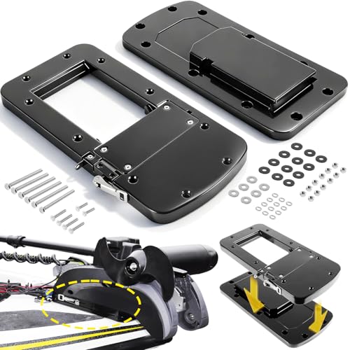 Quick Release Mounting Bracket Kit for Trolling Motors - Aluminum, Black