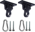 ABUSA Heavy Duty Swing Hangers - 5000 lb Capacity for Indoor/Outdoor Use | 2 Pack with Screws & Bolts