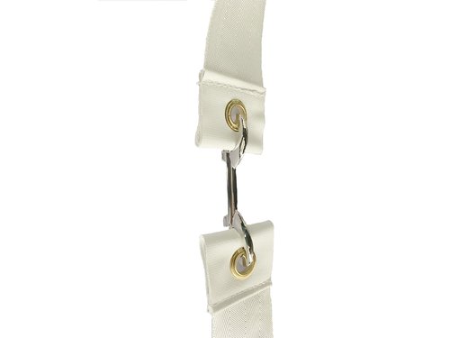 Professional Tennis Net Center Strap with Adjustable Buckle & Rust-Proof Hook Heavy-Duty Center Strap for Secure Net Tension and Height Stability on Tennis Courts