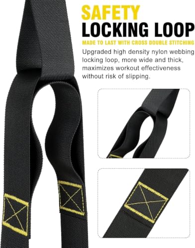 Home Resistance Training Kit with Bands Handles Door Anchor for Full Body Workout
