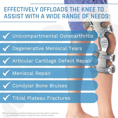 Ovation Medical Game Changer Left Knee Brace - Lightweight OA Support for Arthritis Pain