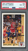 Michael Jordan 1991 Upper Deck Basketball Trading Card PSA 8 - Collectible Sports Memorabilia