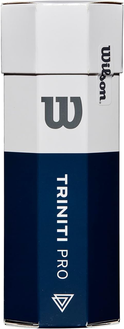 WILSON Triniti Pro Tennis Balls - High Performance, Eco-Friendly | 3 Pack, Bright Yellow