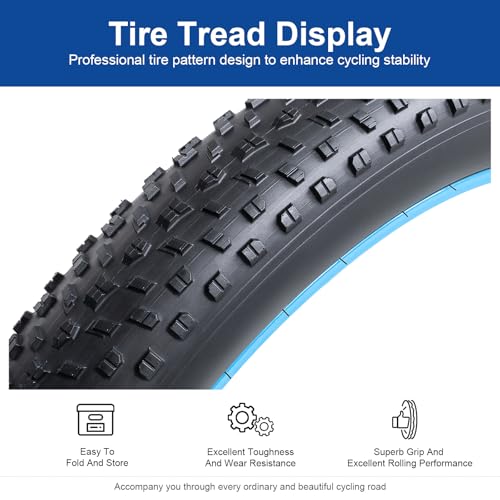 26x4.0 Off Road Electric Bike Tire Fat Mountain Bicycle Tire