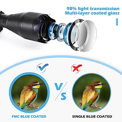 YINPOM 4-16x50EG Rifle Scope with Red/Green Illumination & Laser Range Finder - 4 Models Red Dot Sight