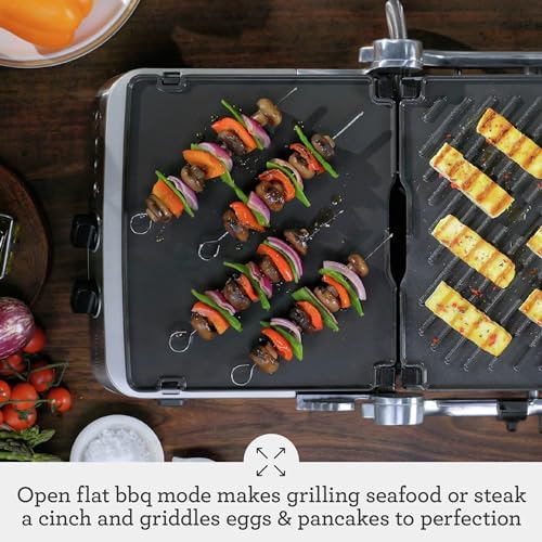 Breville Sear and Press Grill Brushed Stainless Steel 700BSS