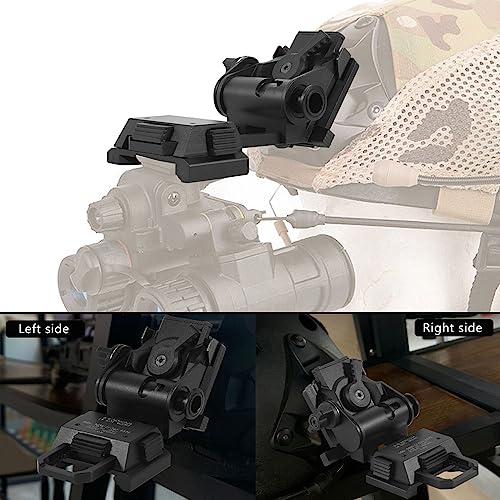 Night Vision Goggles Metal Helmet Mount - PVS14/15/18, Black