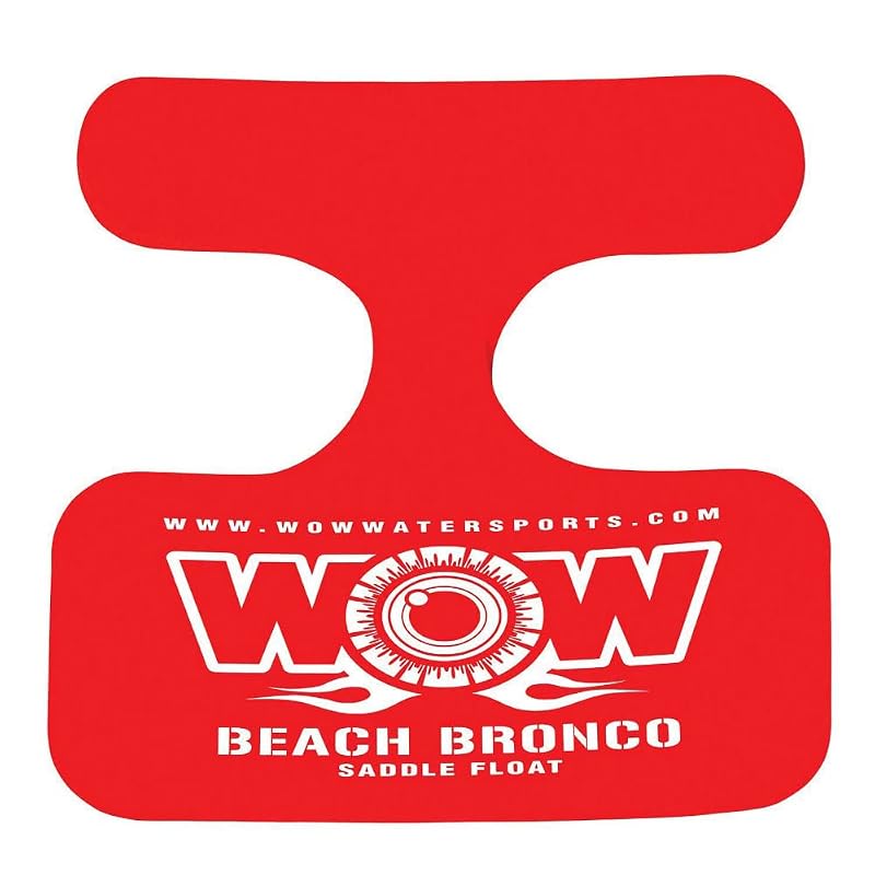 Wow Sports Foam Water Saddle Float - Red, Hands-Free Pool Seat