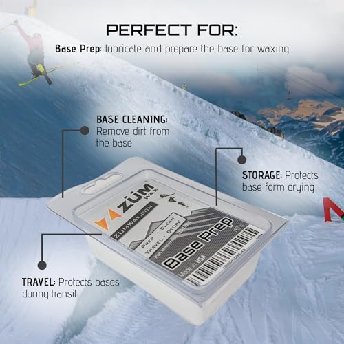 Ski & Snowboard Base Prep Wax - Deep Cleaning & Protection - 140g