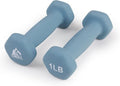 LIONSCOOL Neoprene Coated Dumbbell Hand Weights - Anti-Slip Hex Design for Strength Training | Set of 2