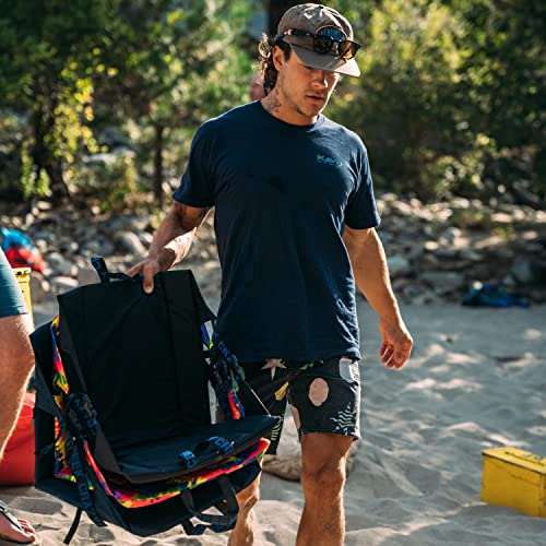 Navy Crazy Creek Original Outdoor Chair for Camping & Stadium Seats - Adjustable, Water-Resistant, Lightweight