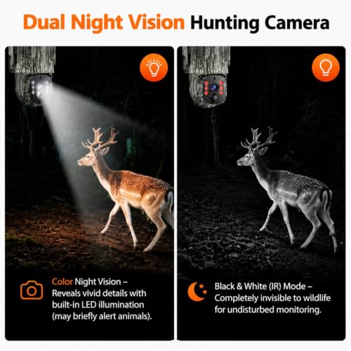 VOOPEAK TC32-2 4G LTE Cellular Trail Camera Pack with Auto Human Tracking & 2.5K Live View