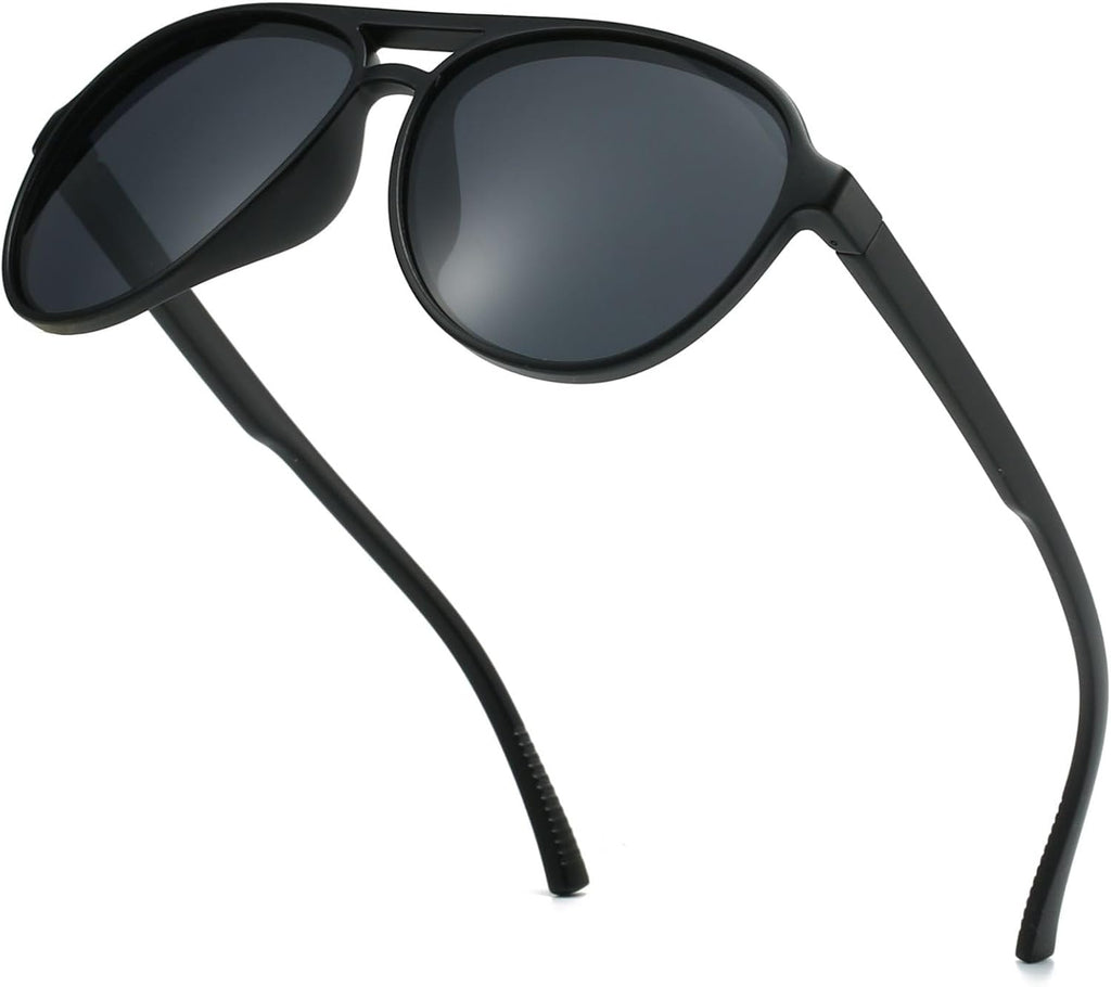 Skiennix Classic Aviator Polarized Sunglasses - Retro 70s/80s Style for Men & Women | Colorful Shades