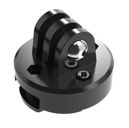 KOM Cycling Top Mount That Quarter Turn into Computer Mounts for Garmin Edge or Wahoo - Great for mounting Cameras and Lights (Black, Garmin)