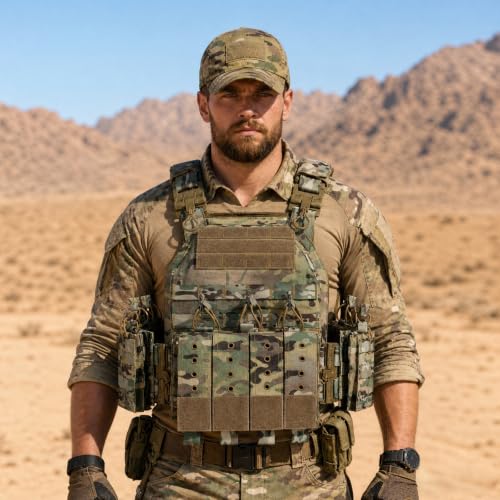 CrogaGear Camouflage Quick Release Tactical Outdoor Vest