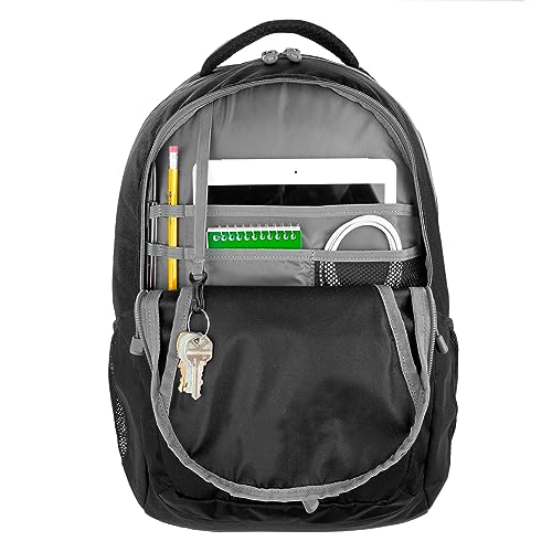 Eddie Bauer Adventurer 25L Backpack with Hydration & Laptop Sleeve, Black