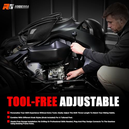 Can-Am Ryker Hand Shifter Kit - Aluminum Forward/Reverse Gear Lever