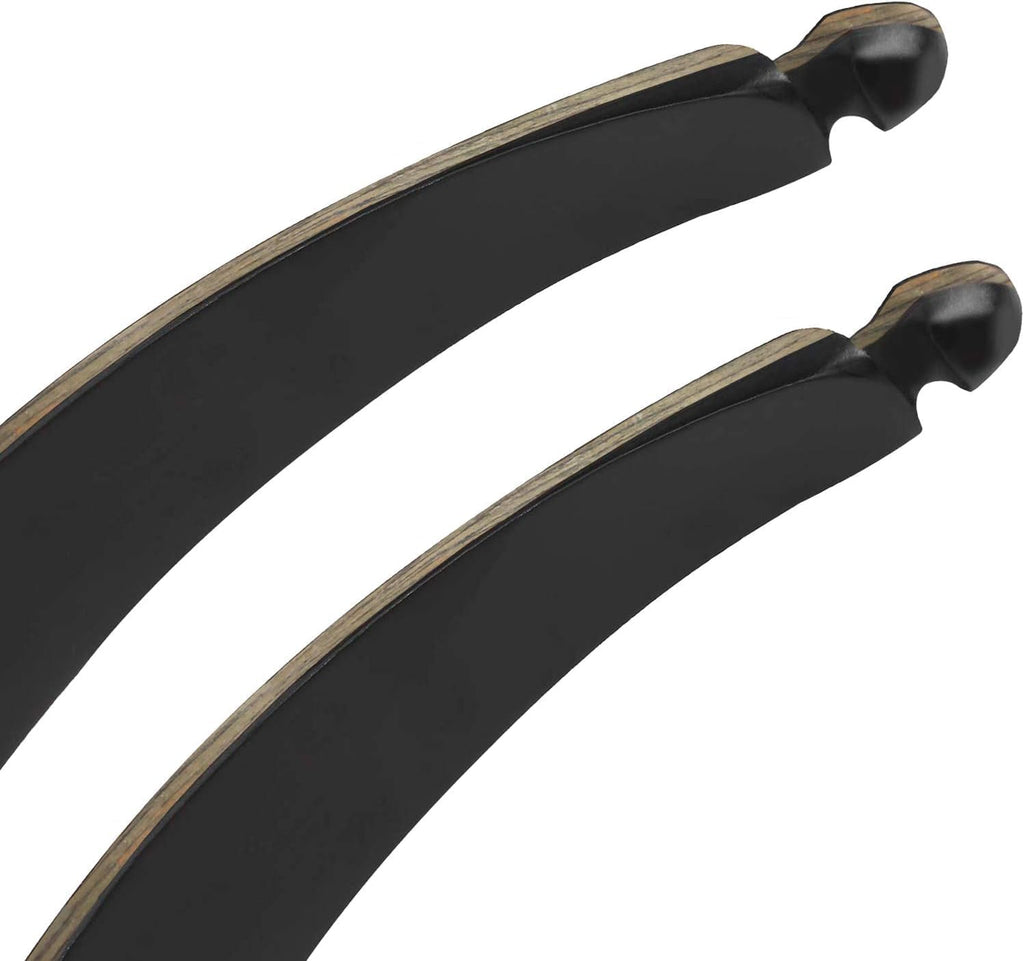 Samick Sage Recurve Bow Limbs - Durable Takedown Replacement Limbs, 25-60 lbs, Maple Fiberglass for Target & Hunting Practice | Ideal for Adult & Teen Archers
