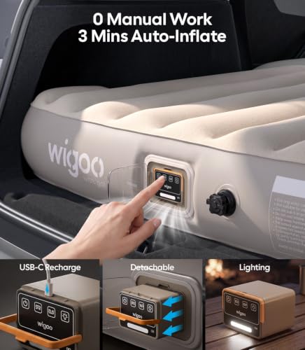 Wigoo 2026 Air Mattress for Tesla Model Y 2020-2026, 8-Inch Thickness, Model Y (No YL)
