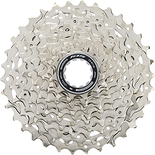 Shimano 105 R7100 12-Speed Cassette 11-34T Silver for Road Bikes