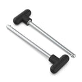 Sconva Weight Stack Pin Replacement, Pin Tensile 3/8" Diameter 5-1/2" Locking Space Universal Workout Equipment Weight Stack Selector Pin for Home Gym Exercise Machine Parts & Accessories (Pack of 2)