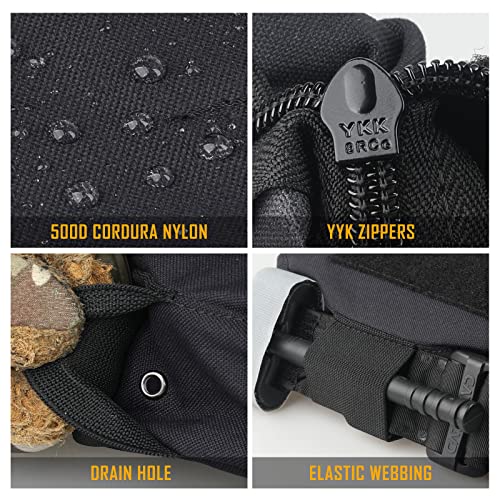 WYNEX Tactical Drop Dangler Pouch for Plate Carriers - Black