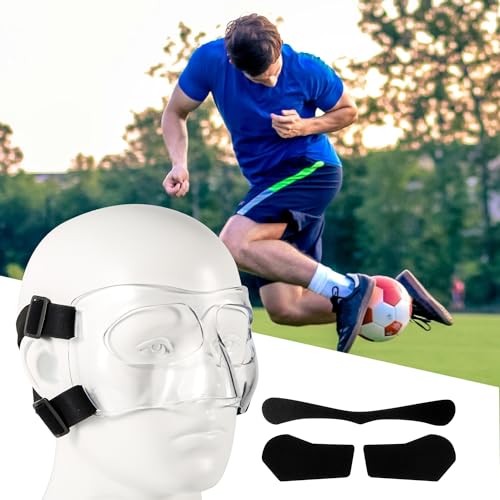 Nose Guard for Broken Nose - Adjustable Face Shield Mask with Pads - Nasal Mask