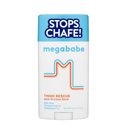 Megababe Thigh Rescue Anti-Chafe Stick | Prevents skin chafe & irritation | Thighs, arms, bra-lines & more | Summer Vacation Essentials | 2.12oz (Pack of 1)
