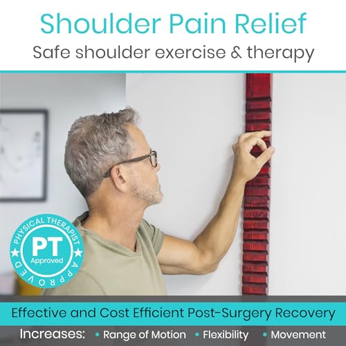 Red Wood Vive Finger Ladder for Shoulder & Arm Therapy - Physical Rehab Equipment