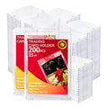 200pcs Magnetic Card Holders with UV Protection, One Touch Closure, 35pt - Unlemoni