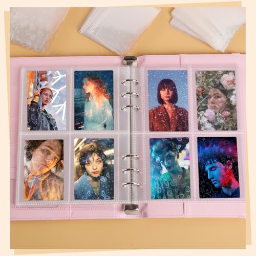 Holographic Style Kpop Photocard Sleeves Holder 58 x 89 mm, 400 Pcs