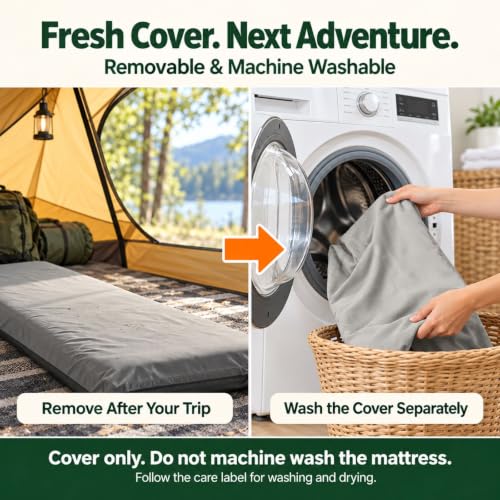 OGERY Self-Inflating Memory Foam Sleeping Pad - 3 Inch Camping Mattress