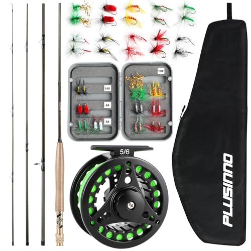Fly Fishing Rod and Reel Combo Kit - 5 Wt 9' for Beginners with Accessories
