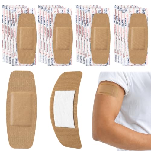 60 Pack Extra Large Adhesive Bandages 5 x 2 Inches - Soft, Breathable First Aid