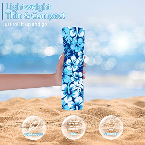 TwoYek 6 Pack Extra Large Microfiber Beach Towels 71x32 Inches - Quick Dry, Sand Free Travel & Pool Towels
