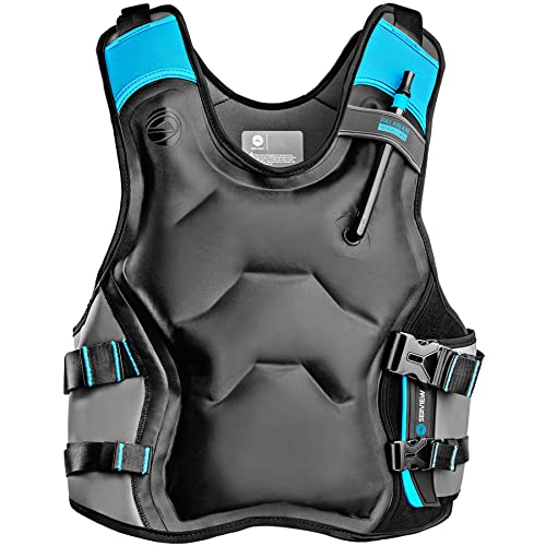 Seaview 180 Palawan Inflatable Snorkel Vest for Adults & Youth - Medium Black