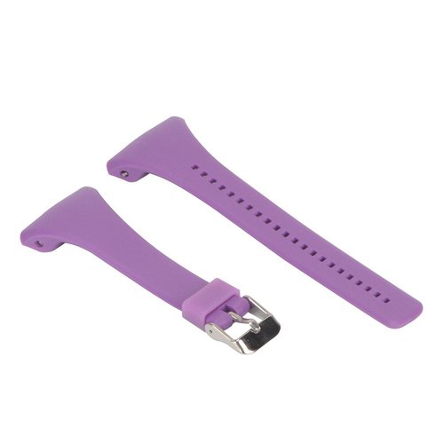 QGHXO Band For Polar FT4/FT7, Soft Adjustable Silicone Replacement Wrist Watch Band For Polar FT4/FT7 Watch (4PCS: Black&White&Pink&Purple)