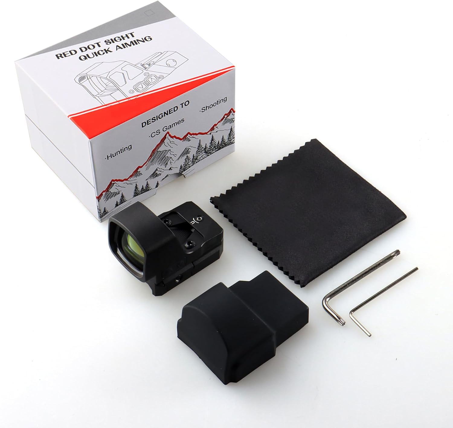 YSS Red Dot Sight - Shake Awake Optic for Pistols, Rifles & Shotguns | 3MOA, 8 Brightness Levels