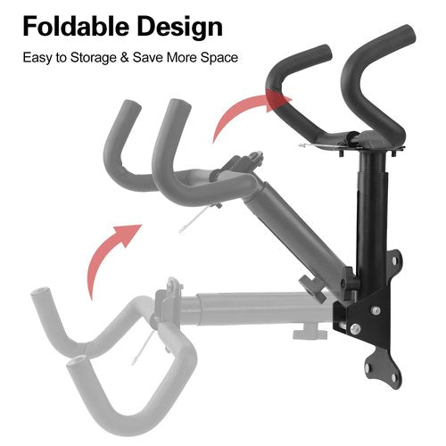 Cyfie Bike Wall Mount Hanger, Bicycle Garage Storage Rack Hook with a Helmet Hook to Hang the Helmet, Horizontal Indoor Bike Holder for Hanging Mountain, Road, Hybrid Bikes