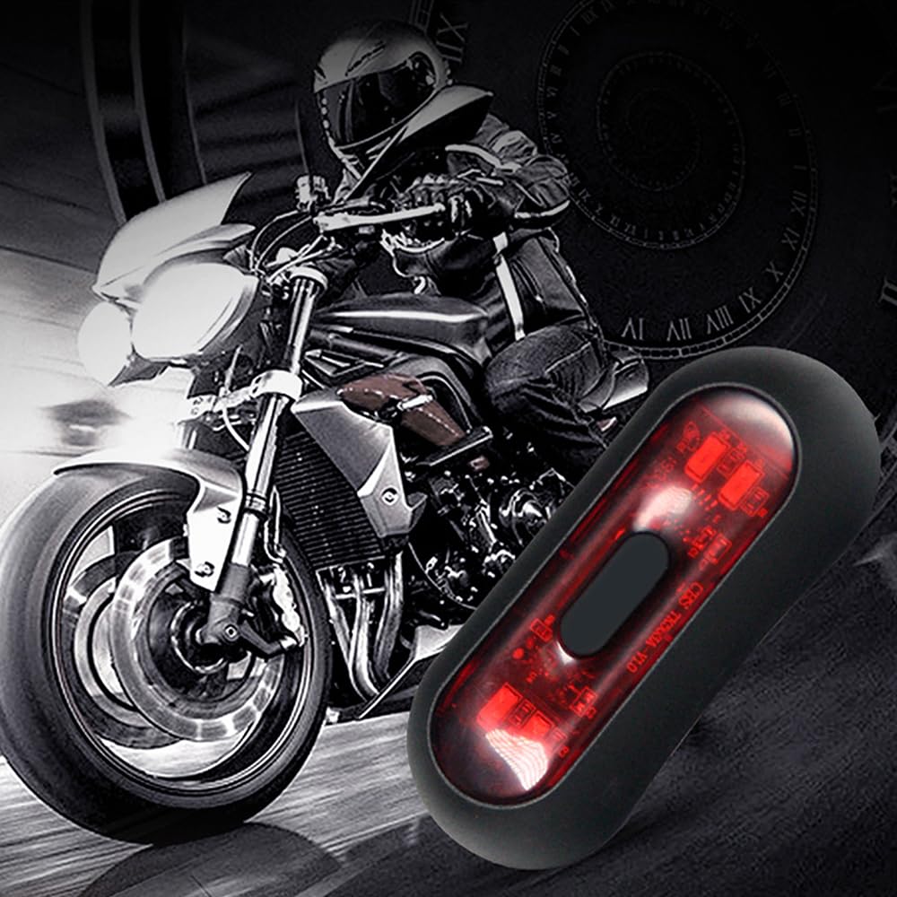 TOTMOX LED Helmet Light,Rechargeable Motorcycle Bicycle Front and Rear Headlight,Safty Warning Night Lamp for Cycling Bag Bike
