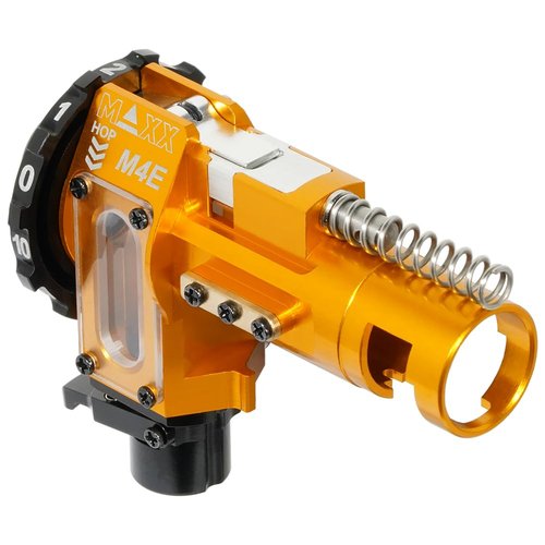 Clover Airsoft-MAXX M4E Hop-Up Chamber for M4, Aluminum, Compatible with Standard AEG Buckings!