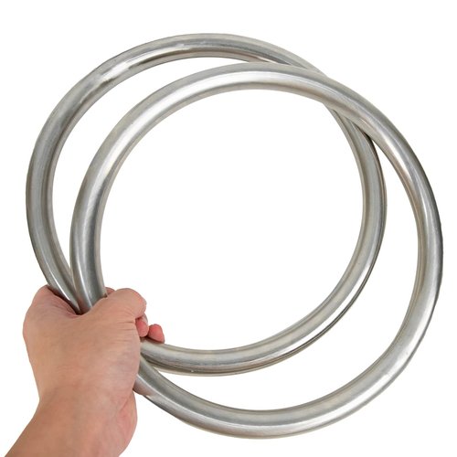 Tongcamo Wing Chun Ring Yewen Sau Sticky Hand Strength Training 2 Pack Martial Arts Training Equipment Kung Fu Stainless Steel