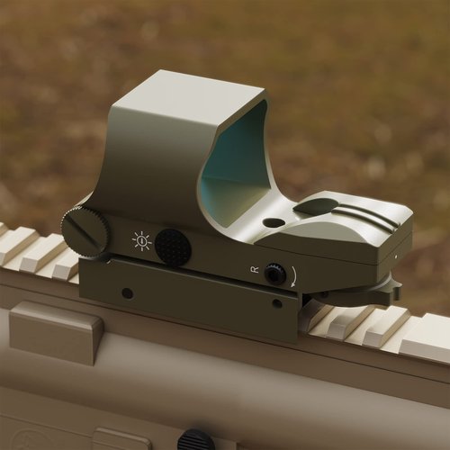 Feyachi RS-61 Reflex Sight, Multiple Reticle System Red Dot Sight with Picatinny Rail Mount