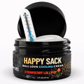 Derm Dude Happy Sack Ball Deodorant - Anti-Chafing Comfort Cream for Men | Aluminum-Free, 2oz Strawberry Lollipop