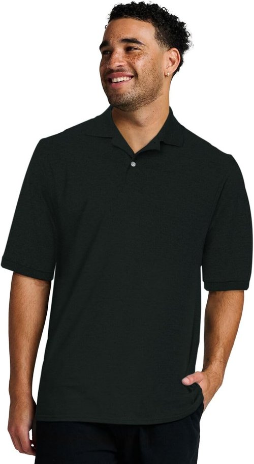 Jerzees Men's SpotShield Polo Shirts - Stain Resistant & Comfortable | Sizes S-5X
