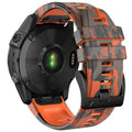 Bandkids 26mm Camo Band Compatible for Garmin Fenix 5X /Fenix 6X /Fenix 7X/Tactix Delta/Fenix 3/3 HR,Soft Waterproof Sport Quickfit Watch Bands for Garmin Fenix 6X Pro/5X Plus