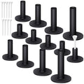 23 Pieces Rubber Golf Tees Set Tees Holders for Driving Range Mats Value Rubber Ball Seat for Golf Hitting Mats and Indoor Outdoor Training Mixed Size 1.5 2.3 2.7 3.1 3.5 Inch(Black)